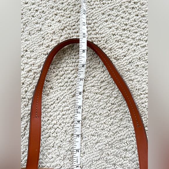 Mark and graham Brooklyn tote bag brown leather soft shoulder bag minimalist XL - Picture 12 of 14